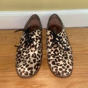 Halogen Leopard Print Oxford Shoes